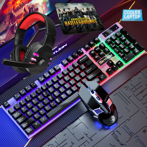 Pack Gamer: Teclado + Mouse + Audífono + Juego