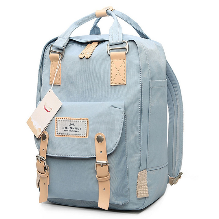 Mochila Doughnut azul claro