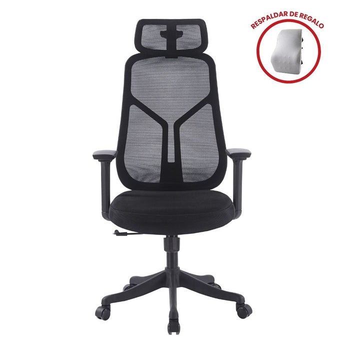 Silla Gerencial Ergonómica Atlas 3D – Negro