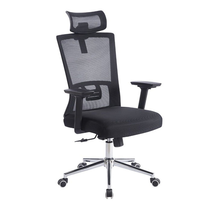 Silla Gerencial Ergonómica Focus 3D – Negro