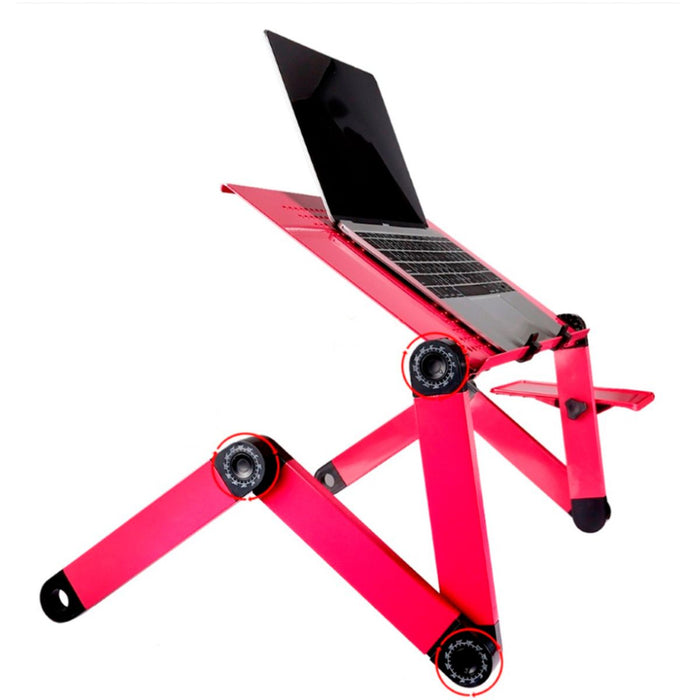 Smart Table - Mesa Cooler Plegable con posa mouse - Fucsia
