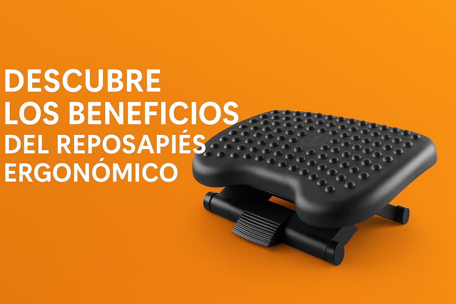 Mejora tu postura: Beneficios clave de usar un reposapiés ergonómico