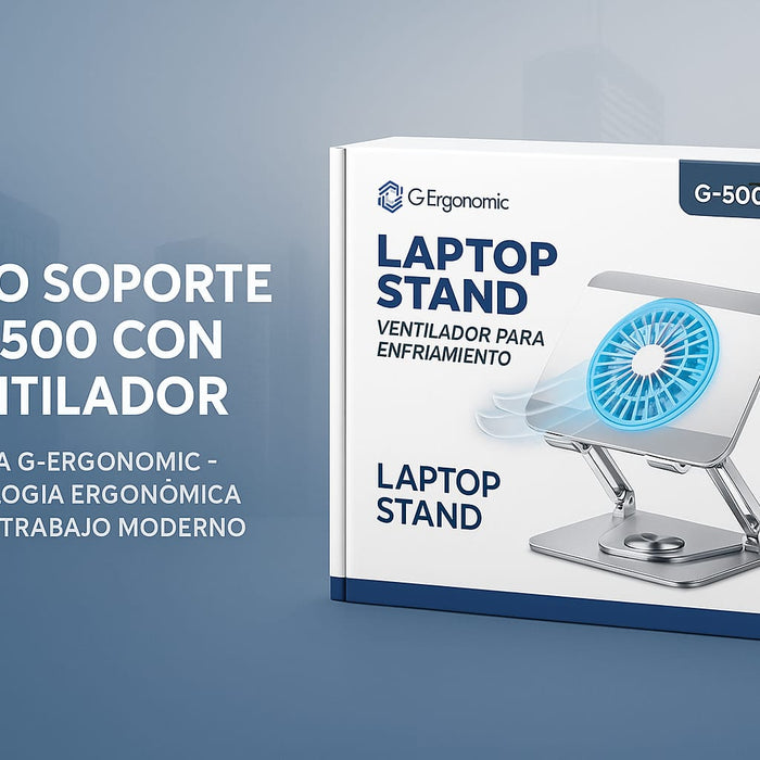 Ventajas de usar un soporte para laptop con ventilador: productividad y cuidado en uno solo