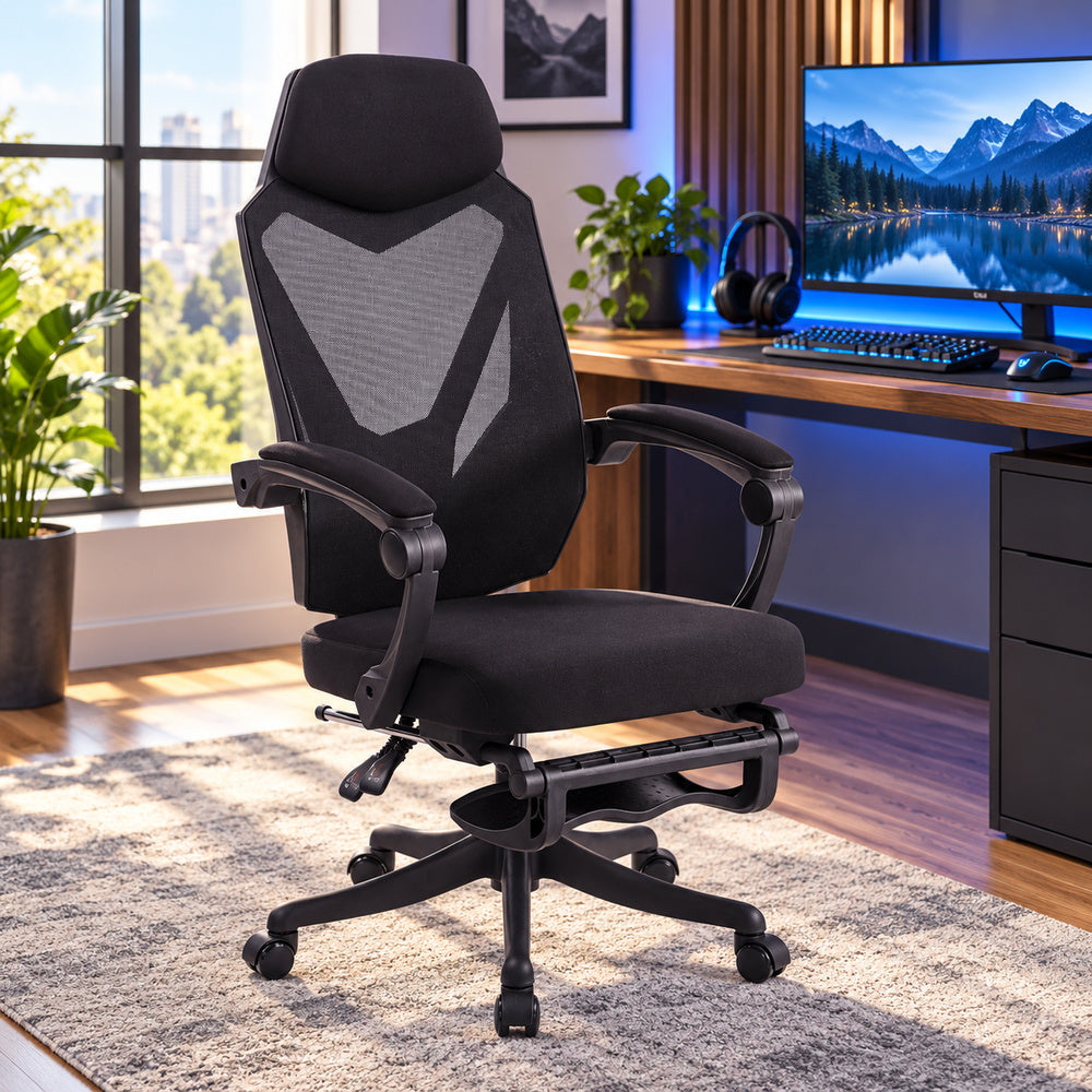 Silla Gamer Ergonómica Astra – Negro