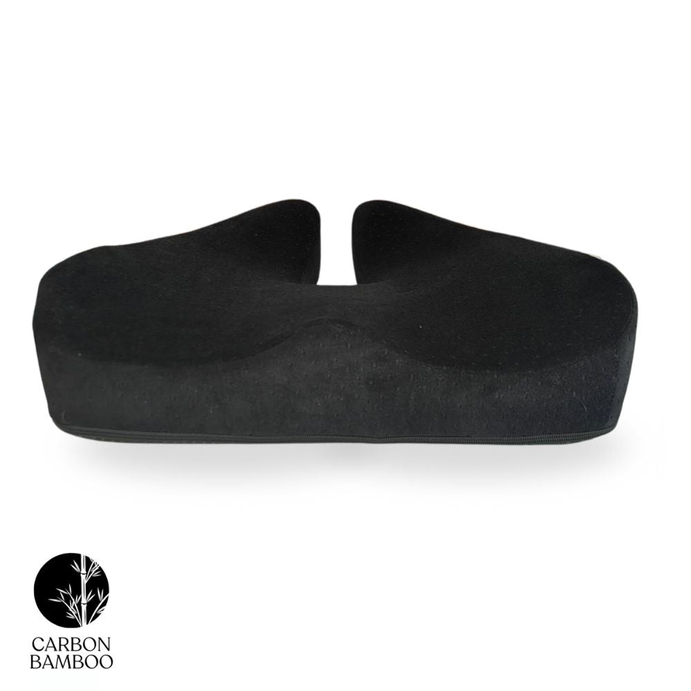 Cojín  asiento ergonómico 3D Carbón de Bambú - Negro