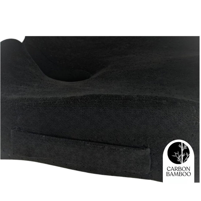 Cojín Ortopédico 3D Carbón de Bambú - Negro