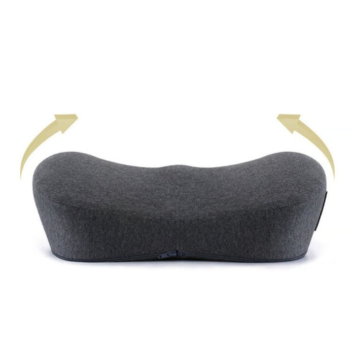 Cojín Lumbar 3D Carbón de Bambú - Negro