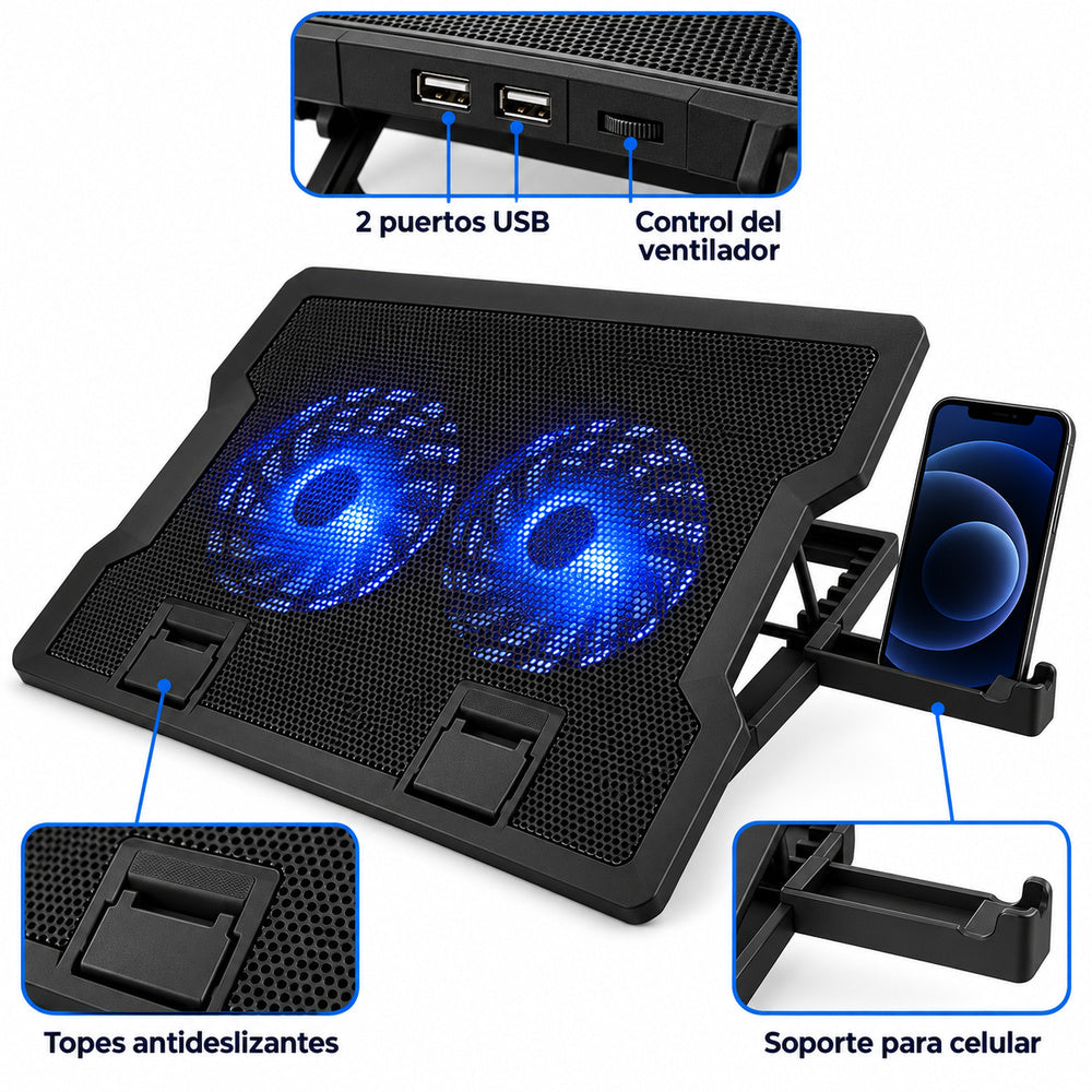 Cooler para Laptop PAD 638A