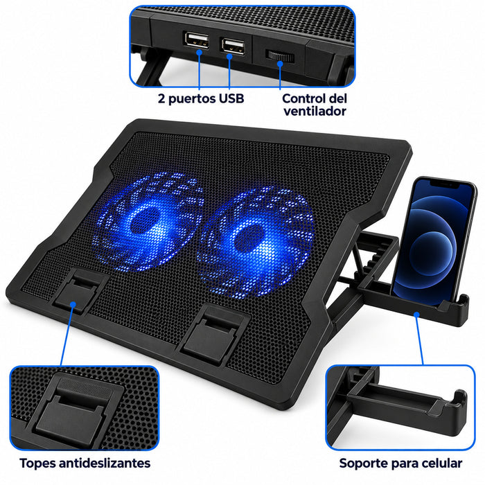 Cooler para Laptop PAD 638A