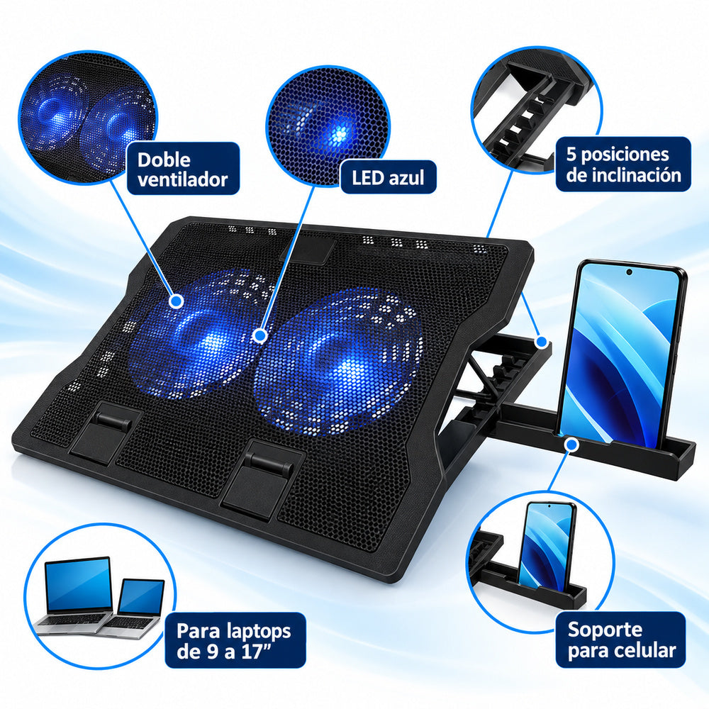 Cooler para Laptop PAD 638A