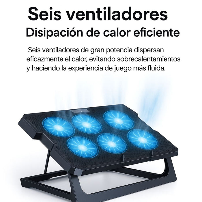 Cooler para Laptop ergonomico Maicong Negro