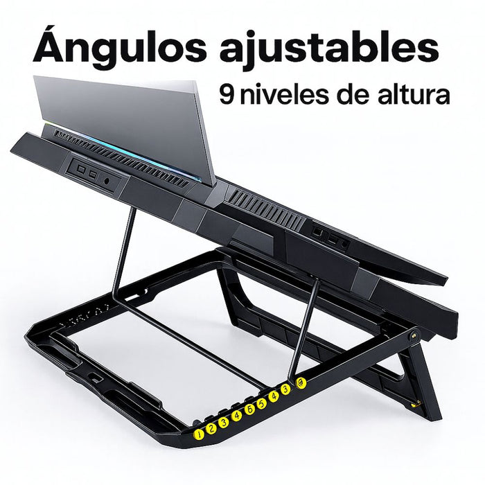 Cooler para Laptop ergonomico Maicong Negro