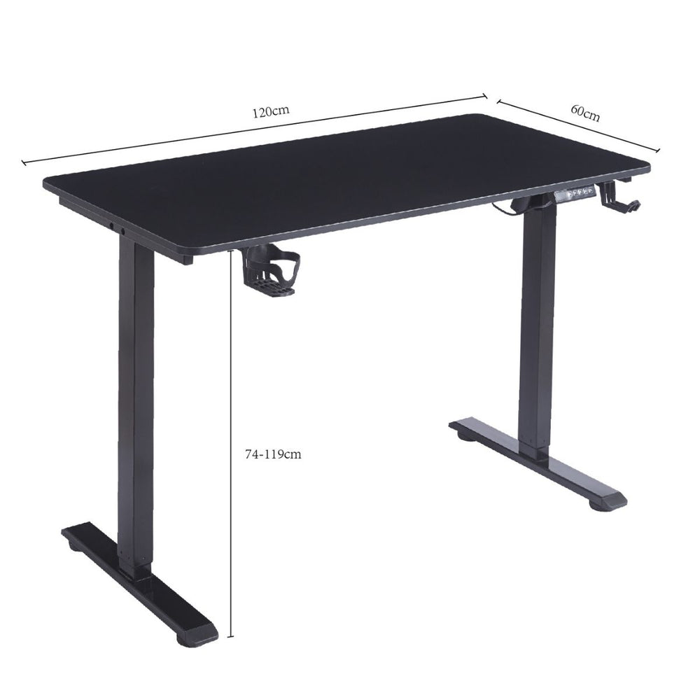 Escritorio Ajustable Electrico FlowDesk  - 1 Motor / Negro
