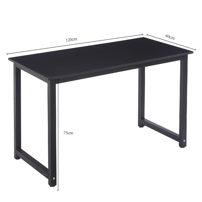 Escritorio Fijo de Melamina Essential - Negro