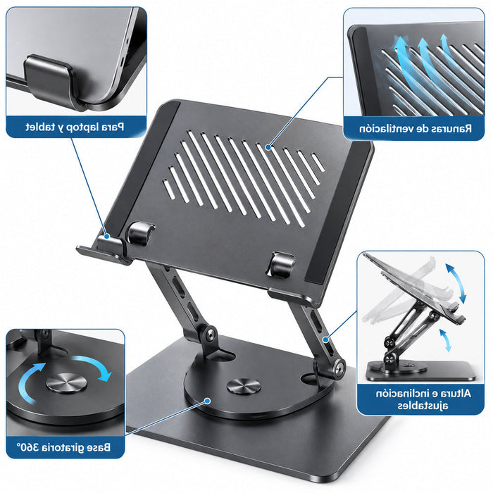 Soporte para Laptop Ajustable Flex 360° V3.1.