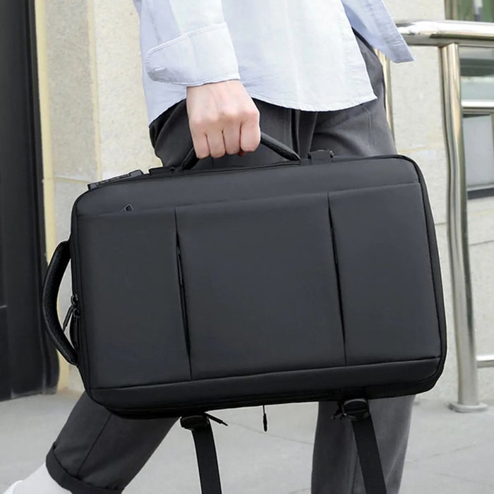 Mochila Ejecutiva Expandible Negro