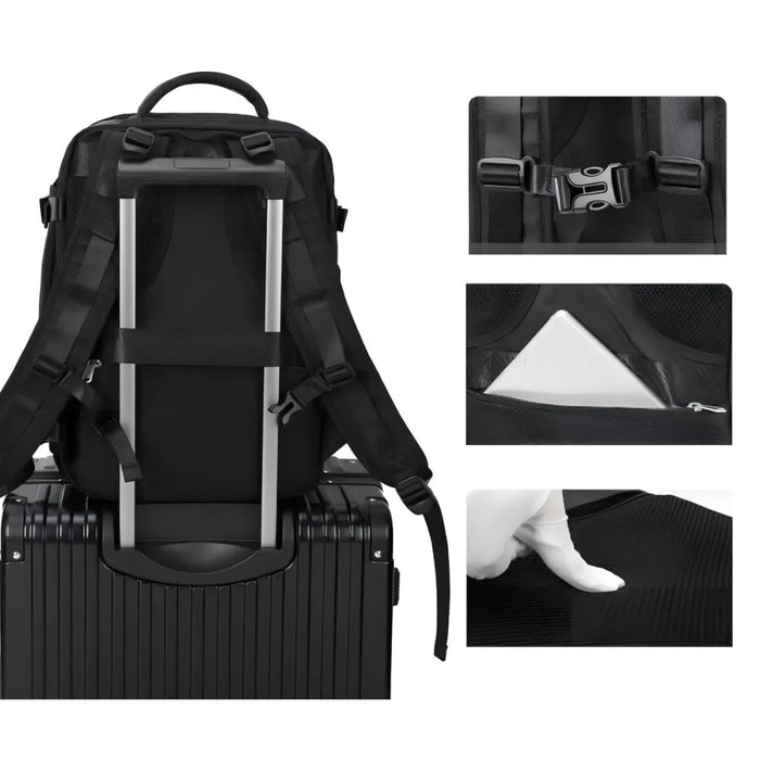 Mochila Viajera Basica Negro