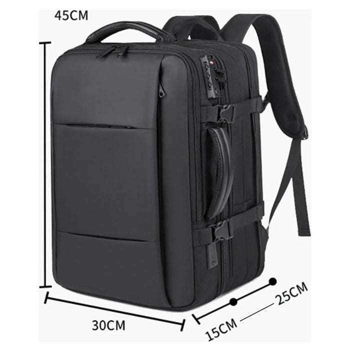 Mochila Ejecutiva Expandible Negro