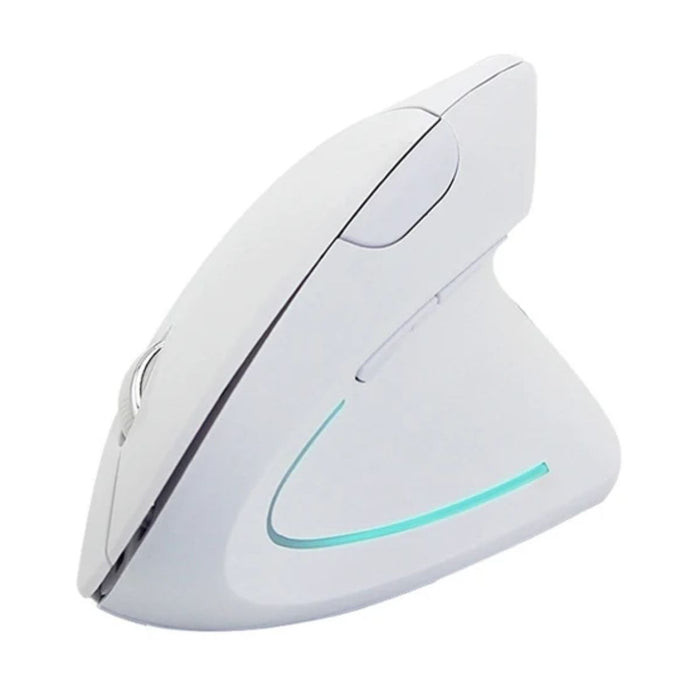 Mouse inalámbrico Ratón óptico vertical Blanco