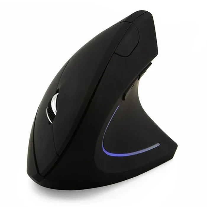 Mouse inalámbrico Ratón óptico vertical Negro