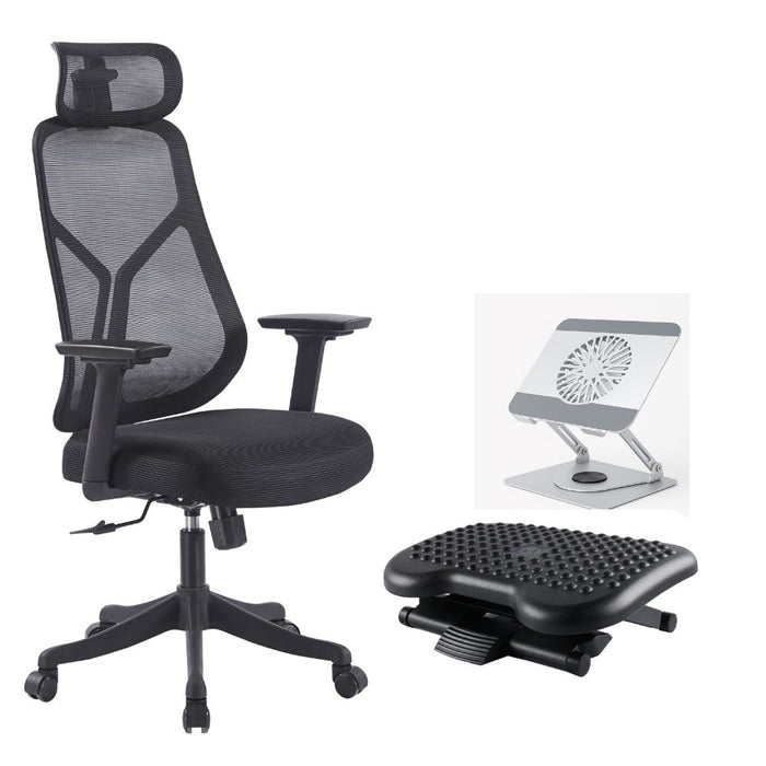 Pack Ergonomico Atlas - Negro