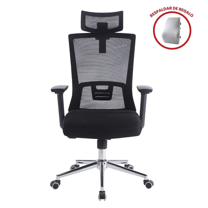 Silla Gerencial Ergonómica  Focus 3D – Negro