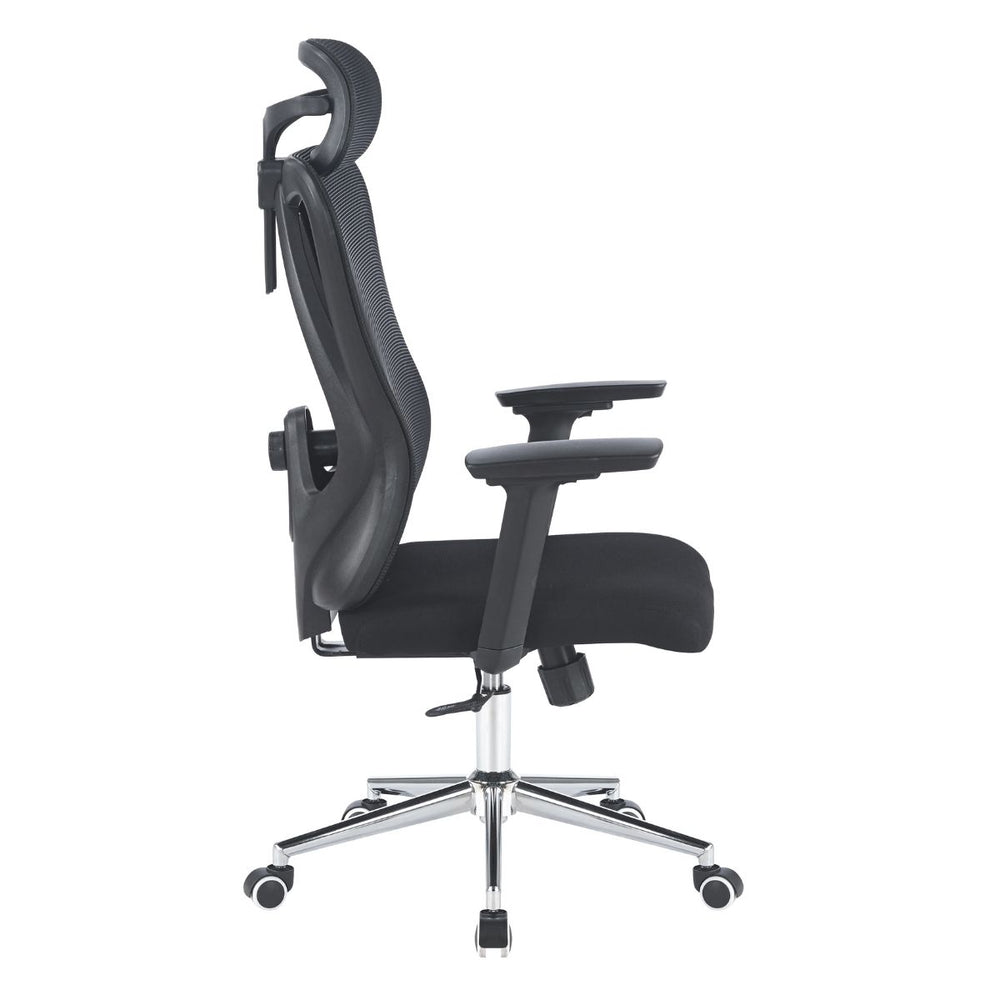 Silla Gerencial Ergonómica Vector  - Negro