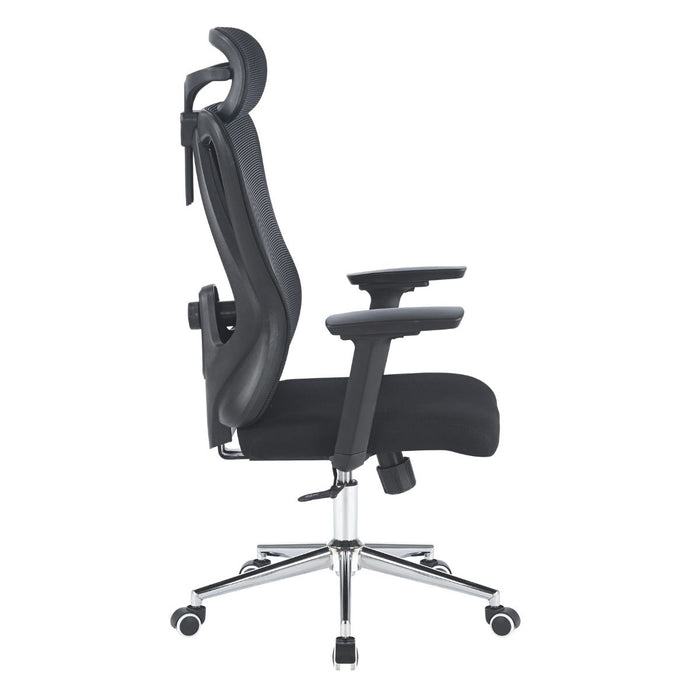 Silla Gerencial Ergonómica Vector  - Negro