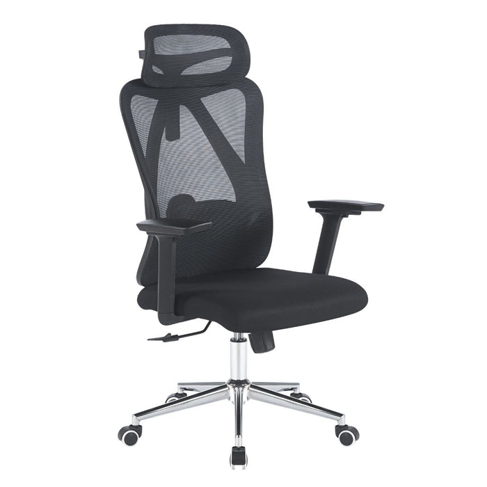 Silla Gerencial Ergonómica Vector  - Negro