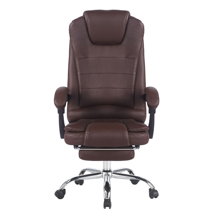 Silla Gerencial Ergonómica Relax Pro 8 Vibromasajes - Café