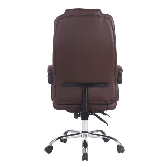 Silla Gerencial Ergonómica Relax Pro 8 Vibromasajes - Café