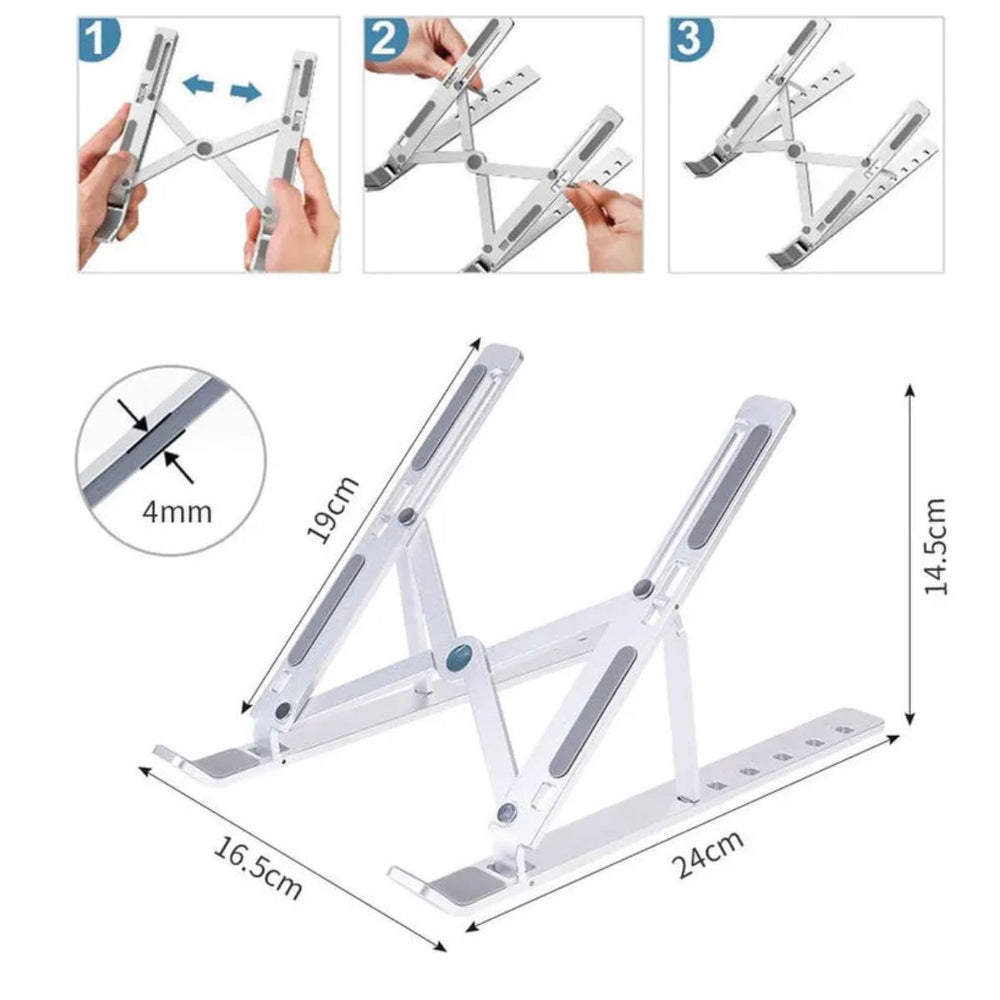Soporte Laptop Stand Portátil Plegable de Aluminio