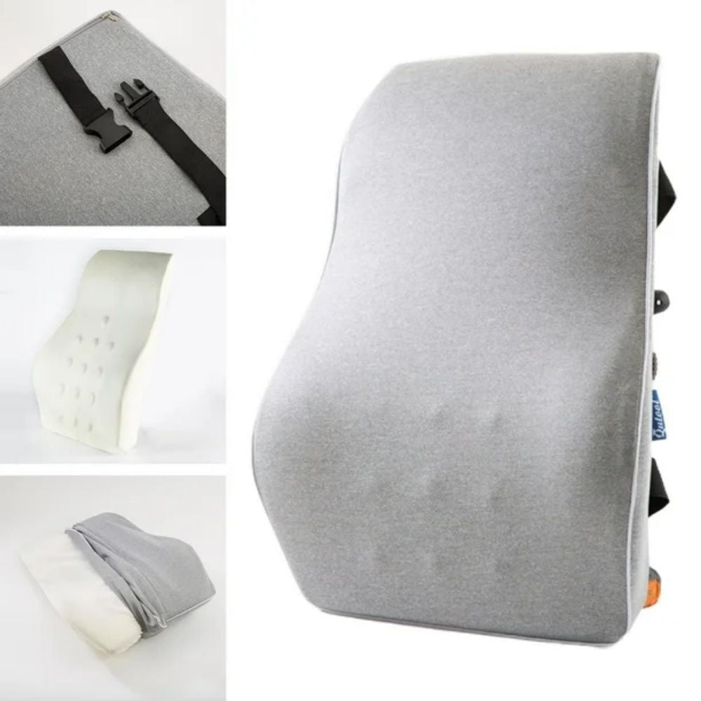 Cojín de Respaldo Ergonómico N100 – Gris