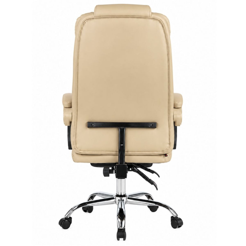 Silla Gerencial Ergonómica Relax Pro 8 Vibromasajes - Beige
