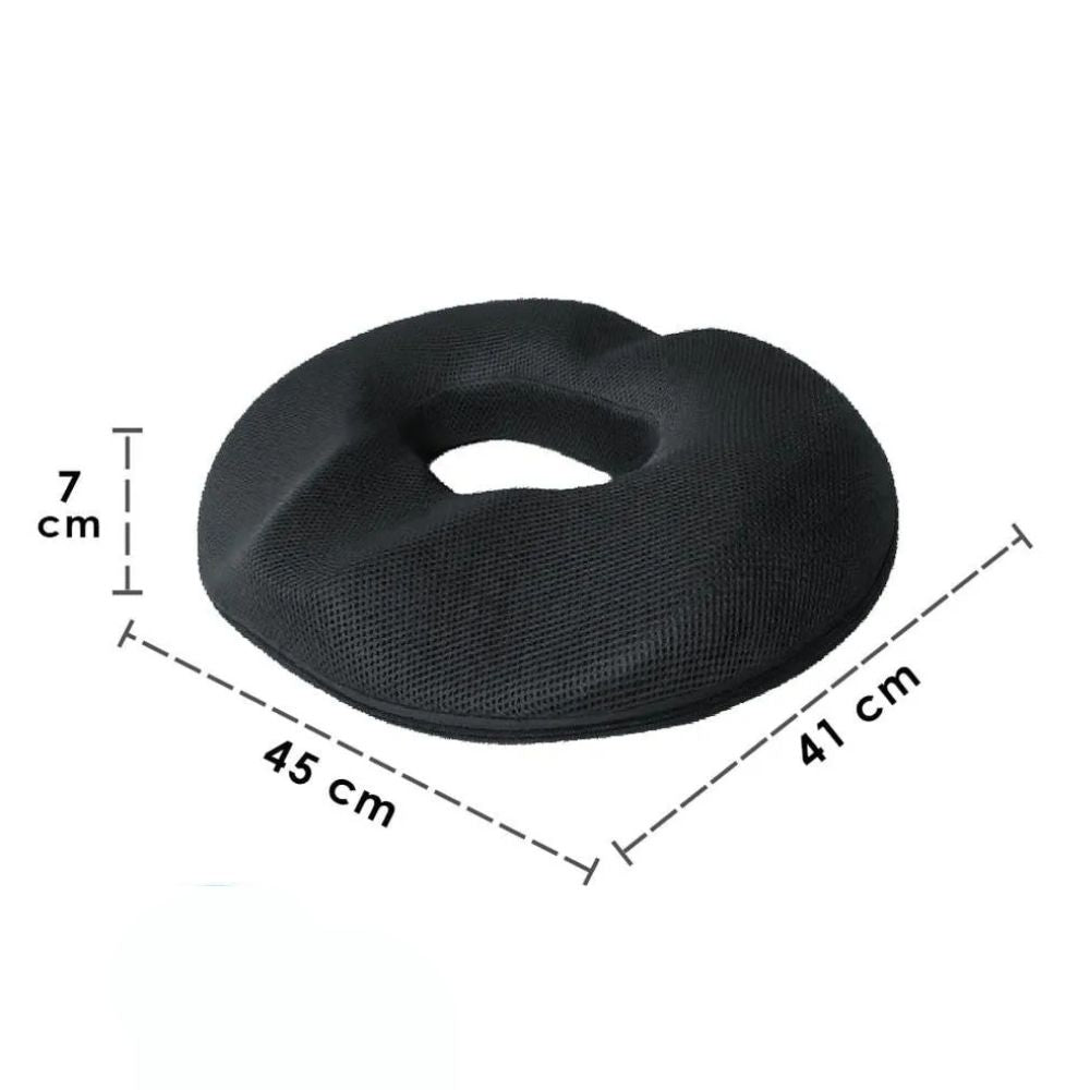 Cojín picaron ergonómico, Gel - Negro