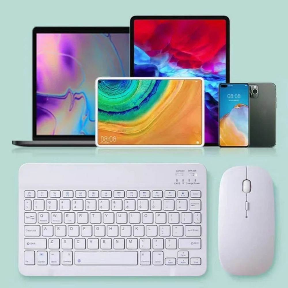Kit Headphone DB Blanco + Teclado y Mouse Blanco
