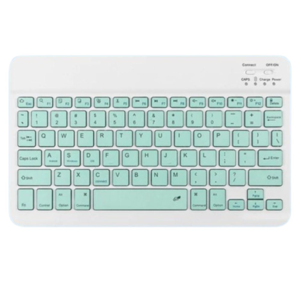 Teclado y mouse Bluetooth ultra fino Verde
