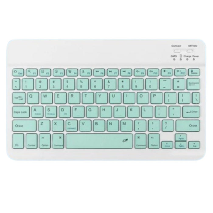 Teclado y mouse Bluetooth ultra fino Verde