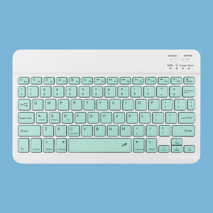 Teclado y mouse Bluetooth ultra fino Verde