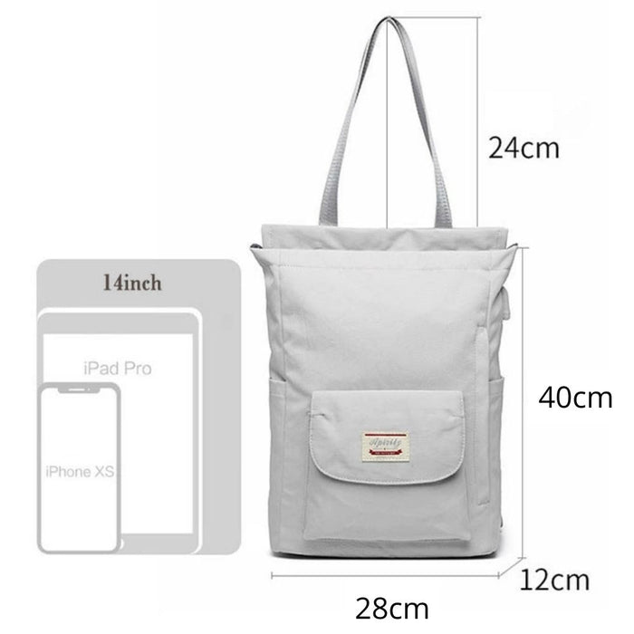 Mochila Apirily Gris