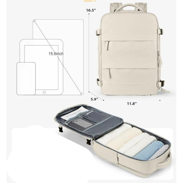 Mochila Viajera de Cabina Beige
