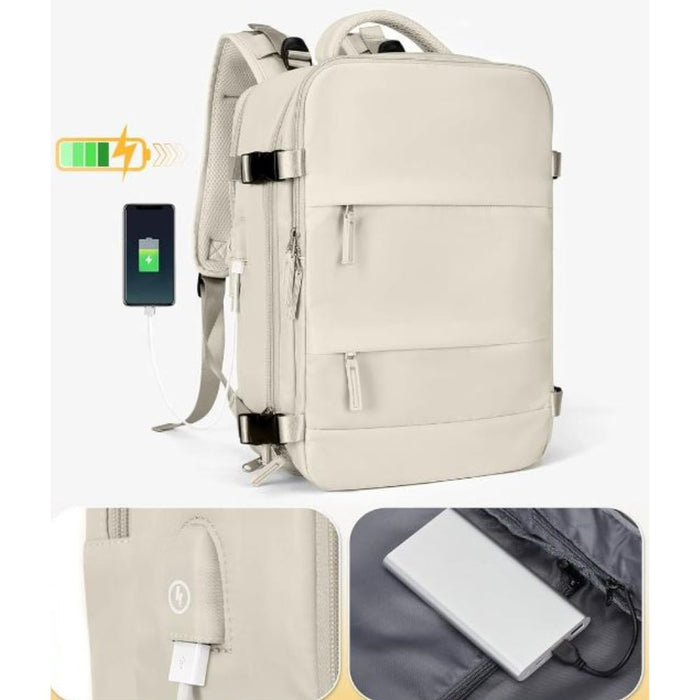 Mochila Viajera de Cabina Beige