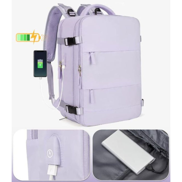 Mochila Viajera de Cabina Morado