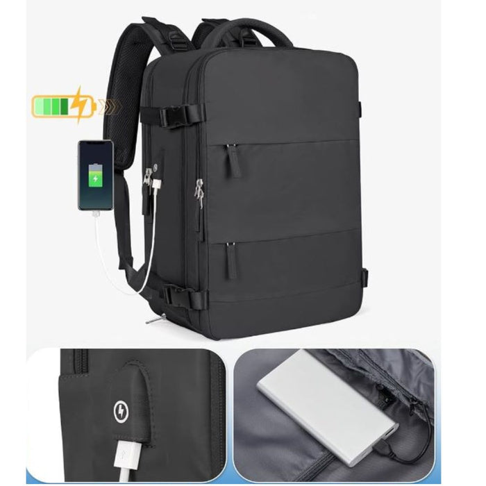 Mochila Viajera de Cabina Negro