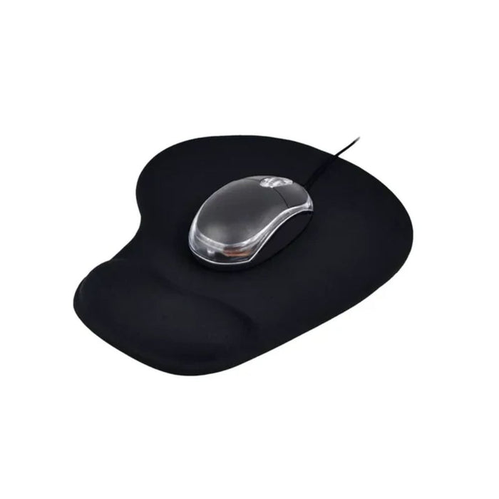 Mouse Pad Ergonomico con Gel - Negro