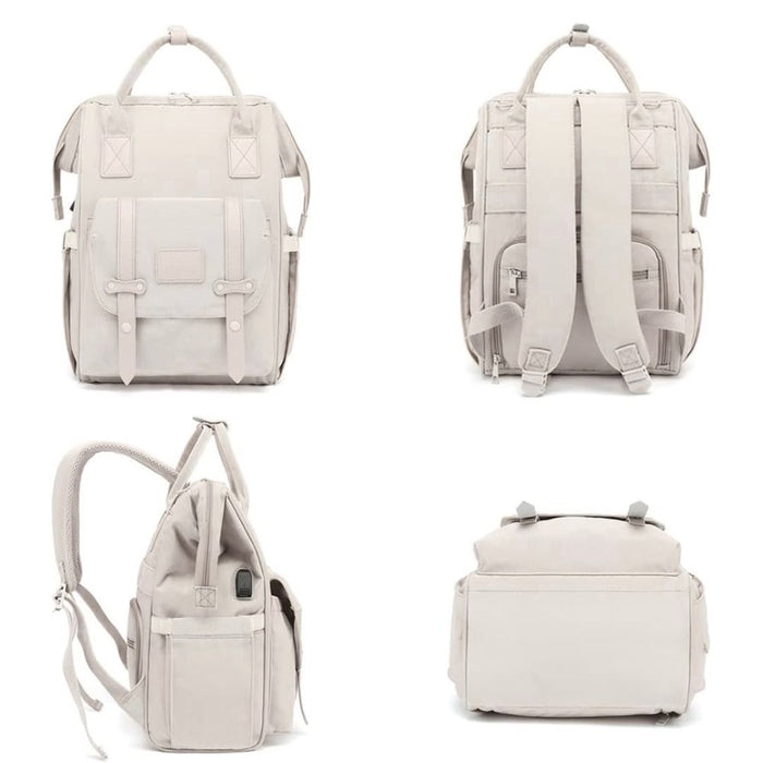 Mochila pañalera Carefree Beige