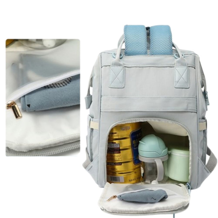 Mochila pañalera Carefree Azul