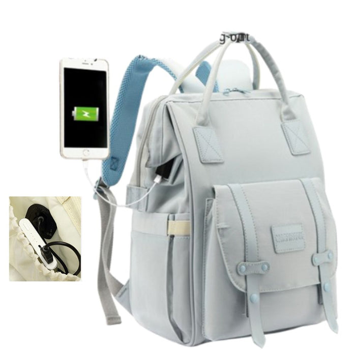 Mochila pañalera Carefree Azul