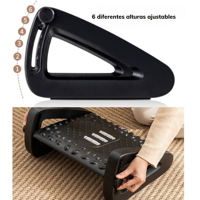 Reposapiés ergonómico BN10 - Negro