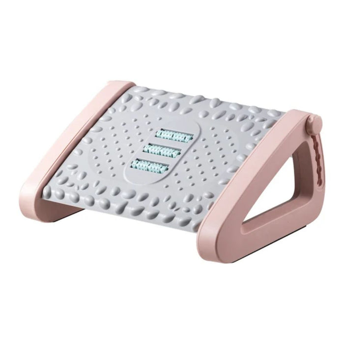 Reposapiés ergonómico BN10, Gris-rosa